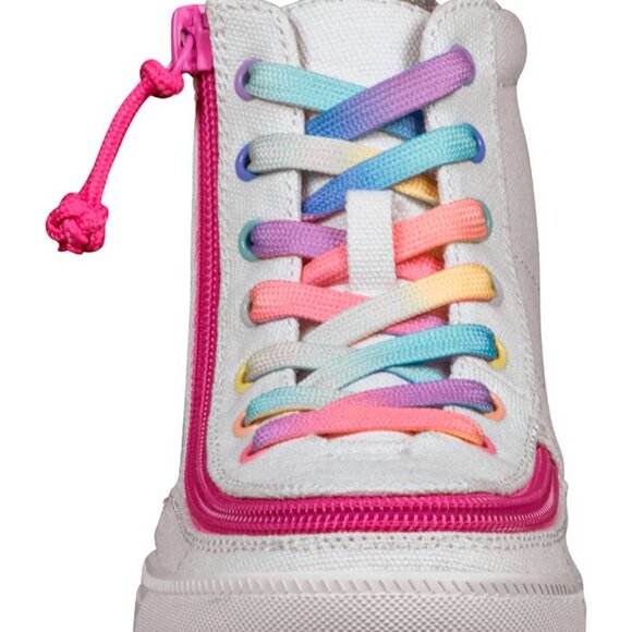 🎈 $20 Today - BILLY WHITE RAINBOW SNEAKERS BIG GIRLS SZ 5 – NWT 🎈 - Picture 3 of 11